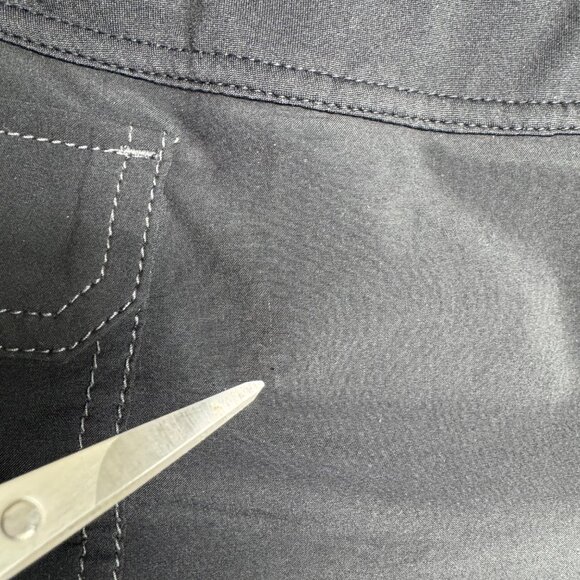 Athleta Black Skort Contrast Stitching 90s Inspired Sz 6 Pickleball Tennis Skirt - Picture 9 of 9